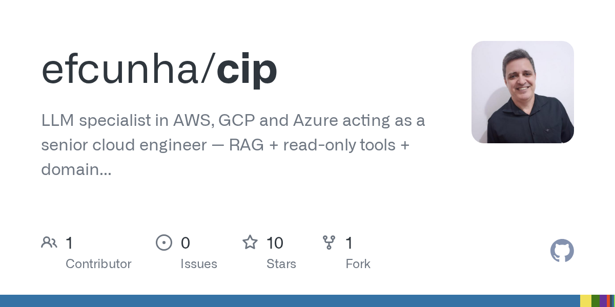 efcunha/cip: cloud Intelligence Platform (CIP)