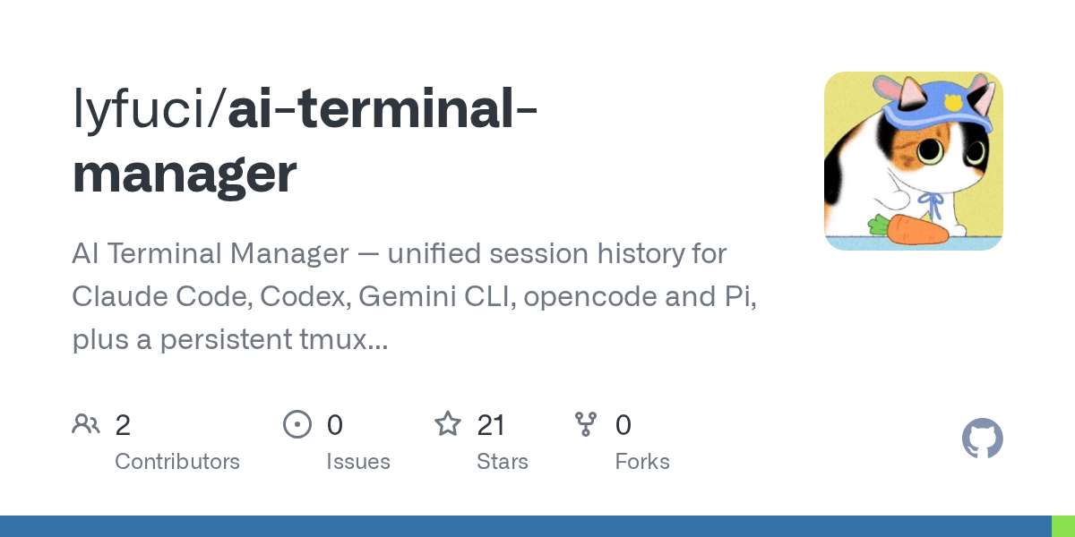 lyfuci/ai-terminal-manager: ai-terminal-manager (atm)