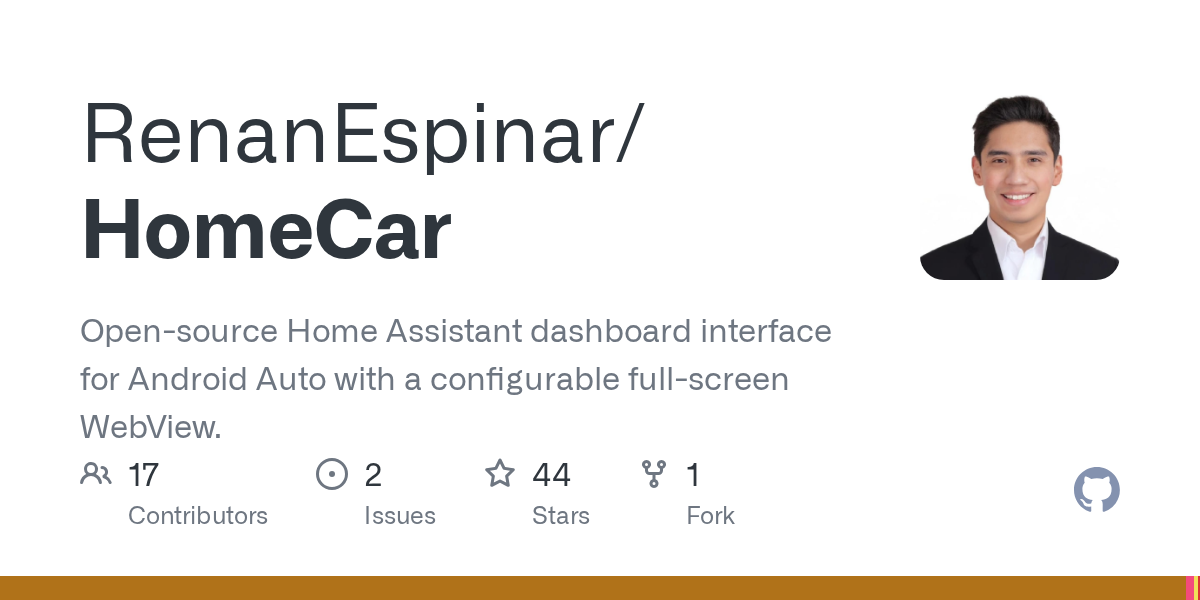 RenanEspinar/HomeCar: open-source Android application that provides direct access to a Home Assistant