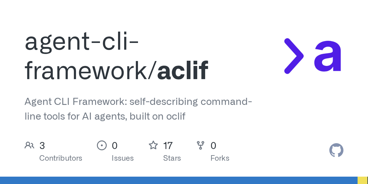 agent-cli-framework/aclif: mCP is a protocol between a model and a server