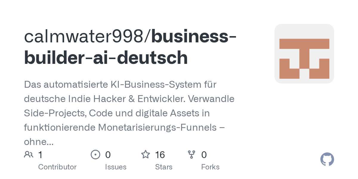calmwater998/business-builder-ai-deutsch: open-source utility for developers and tinkerers