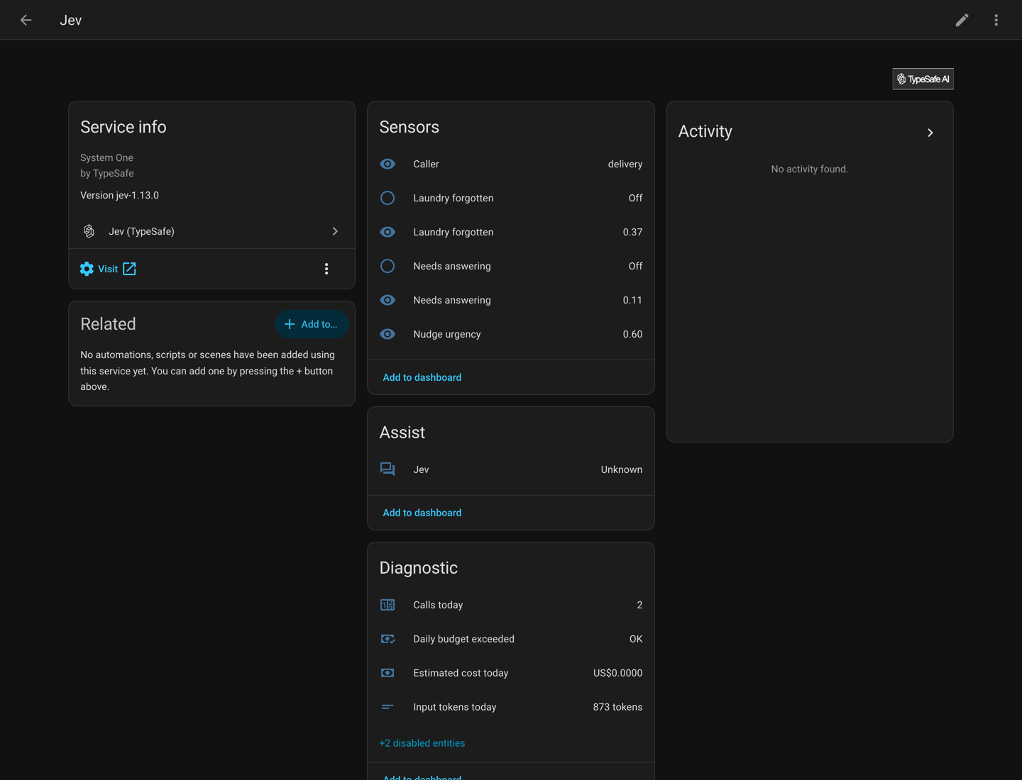 AboveColin/HA-Jev: jev for Home Assistant