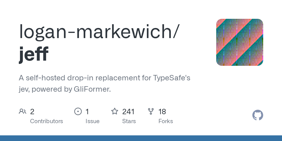 logan-markewich/jeff: self-hosted implementation of TypeSafe's jev System One API