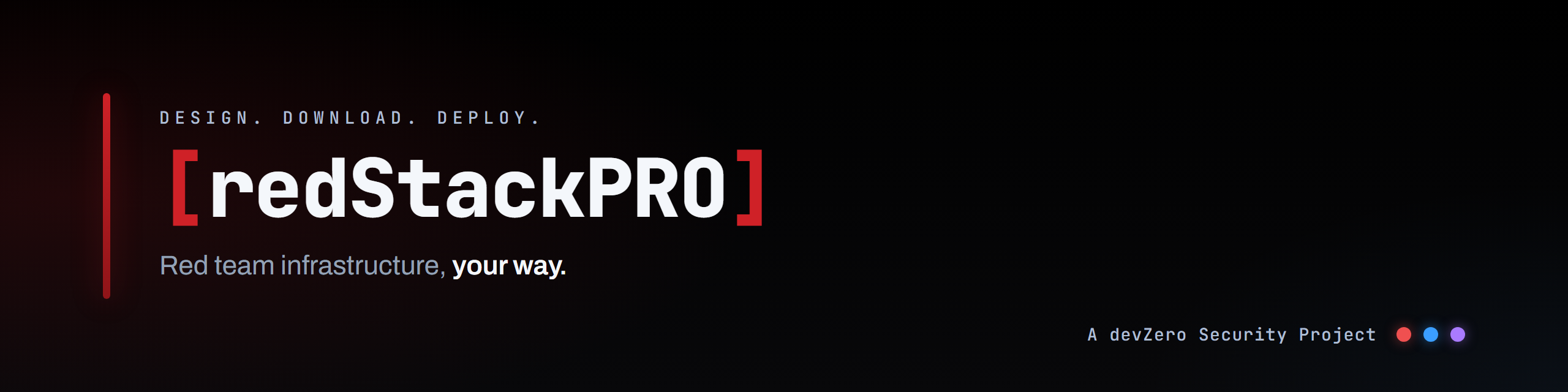 devZero-Security/redStackPRO: puts attack infrastructure and target ranges on the same canvas