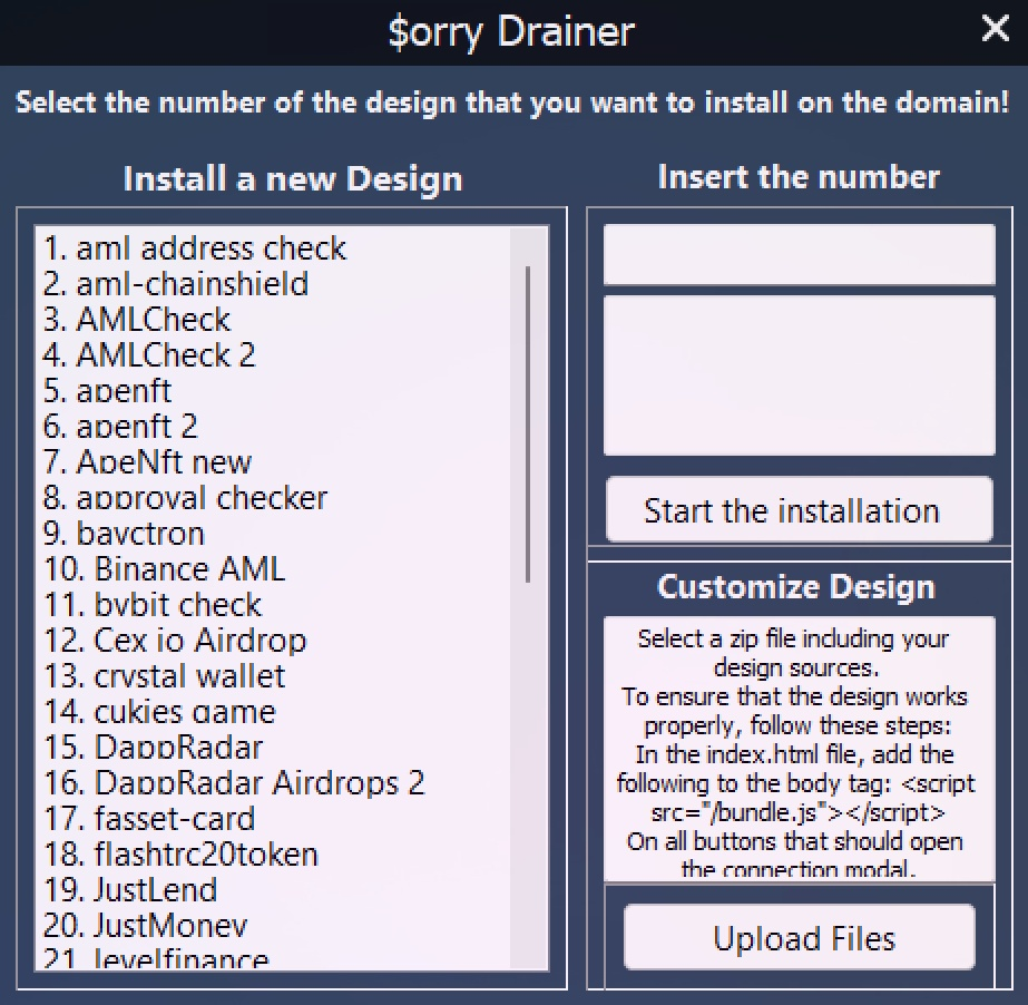 Multichain-Drainer: open-source project for self-hosters