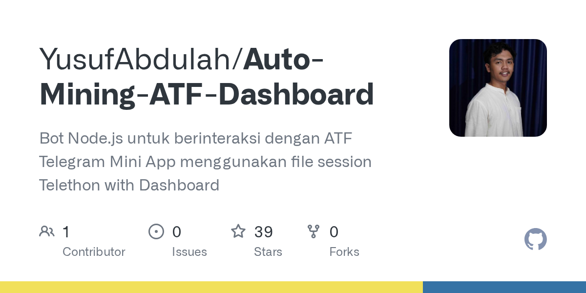 YusufAbdulah/Auto-Mining-ATF-Dashboard: aTF Bot Automation v2
