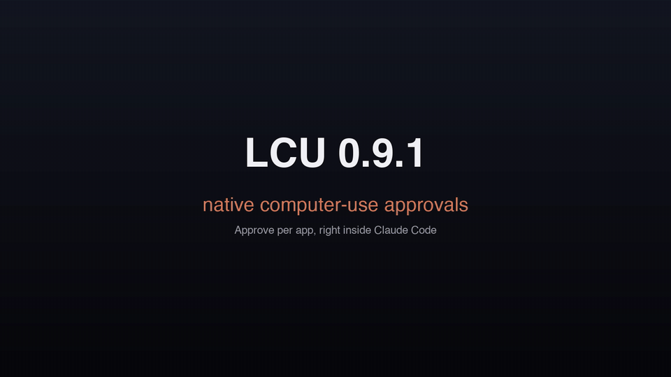 amontlabs/lcu: lCU exposes Codex's original computer-use runtime to your harness without requiring Codex