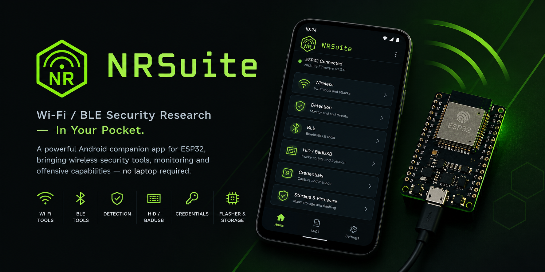 7wp81x/NRSuite-Android: nRSuite is an Android companion app paired with custom ESP32 firmware