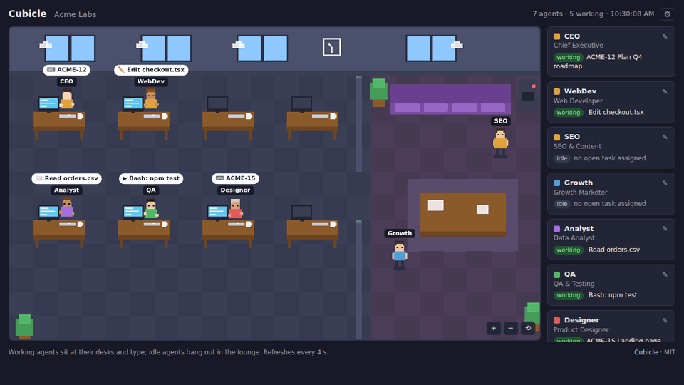 caglarutkuguler/cubicle: your agents get a desk