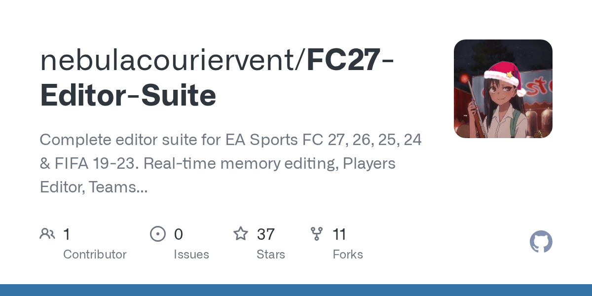 nebulacouriervent/FC27-Editor-Suite: ⚽ FC27-Editor-Suite