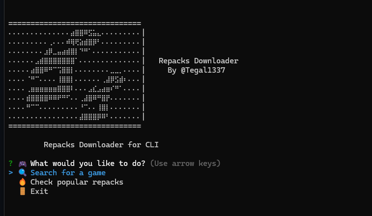 RDCLI | Repacks Games Downloader With CLI